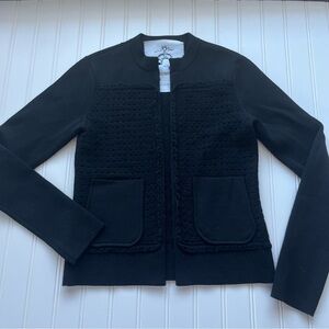 Brooks Brothers Classic Black Knit Wool Sweater